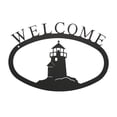 thumbnail image 1 of Village Wrought Iron WEL-10-L Large Lighthouse Welcome Sign LG, 1 of 2