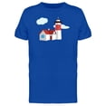 thumbnail image 1 of Lighthouse With House Doodle Tee Men's -Image by Shutterstock, 1 of 2