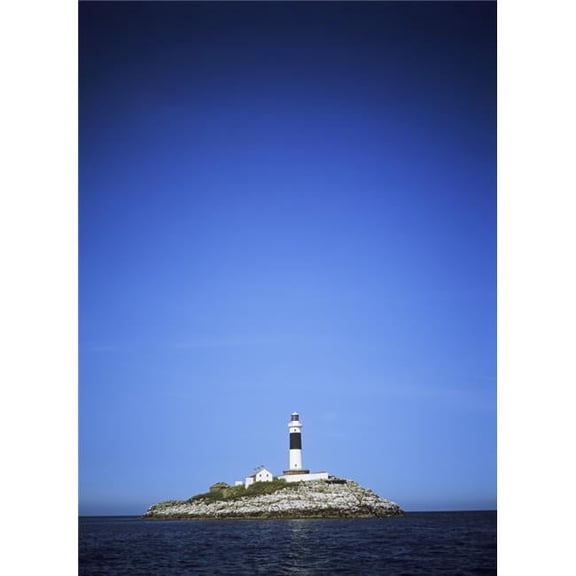 Lighthouse in The Sea Rockabill Lighthouse County Dublin Republic of Ireland Poster Print by The Irish Image Collection - 26 x 36 - Large