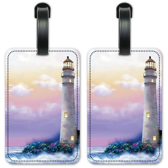 Lighthouse of Dreams - Luggage ID Tags / Suitcase Identification Cards - Set of 2