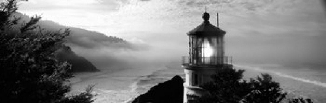 Lighthouse on a hill Heceta Head Lighthouse Heceta Head Lane County Oregon USA Canvas Art - Panoramic Images (18 x 6)