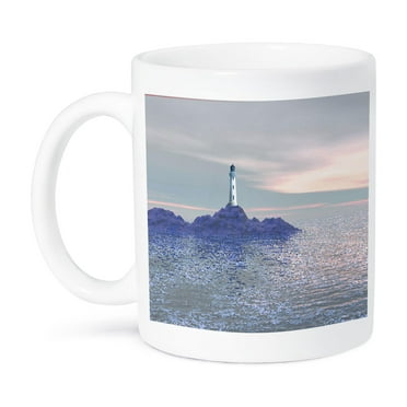 3dRose, Lighthouse on the Sea 3d, 11oz Mug