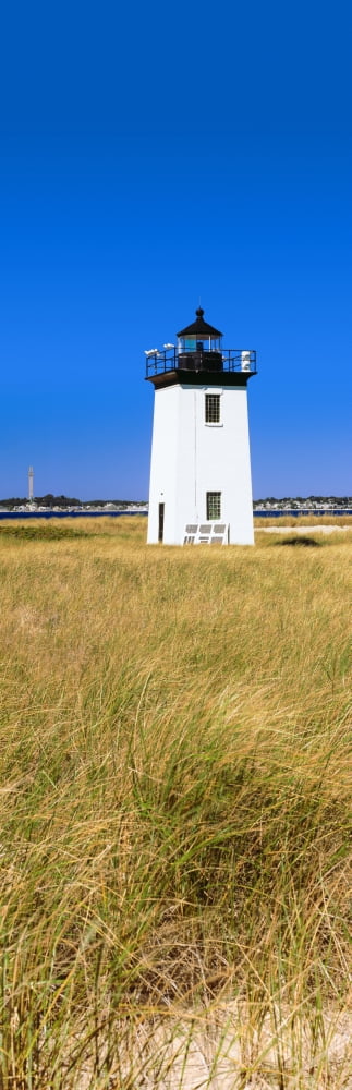 Lighthouse on the beach Long Point Light Long Point Provincetown Cape Cod Barnstable County Massachusetts USA Canvas Art - Panoramic Images (6 x 18)