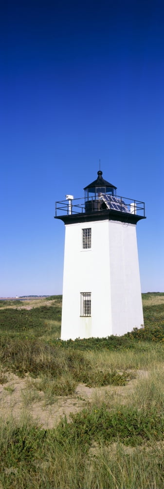 Lighthouse on the beach Long Point Light Long Point Provincetown Cape Cod Barnstable County Massachusetts USA Canvas Art - Panoramic Images (6 x 18)
