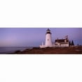 thumbnail image 1 of Lighthouse on the coast  Pemaquid Point Lighthouse built 1827  Bristol  Lincoln County  Maine  USA Poster Print by  - 36 x 12, 1 of 1