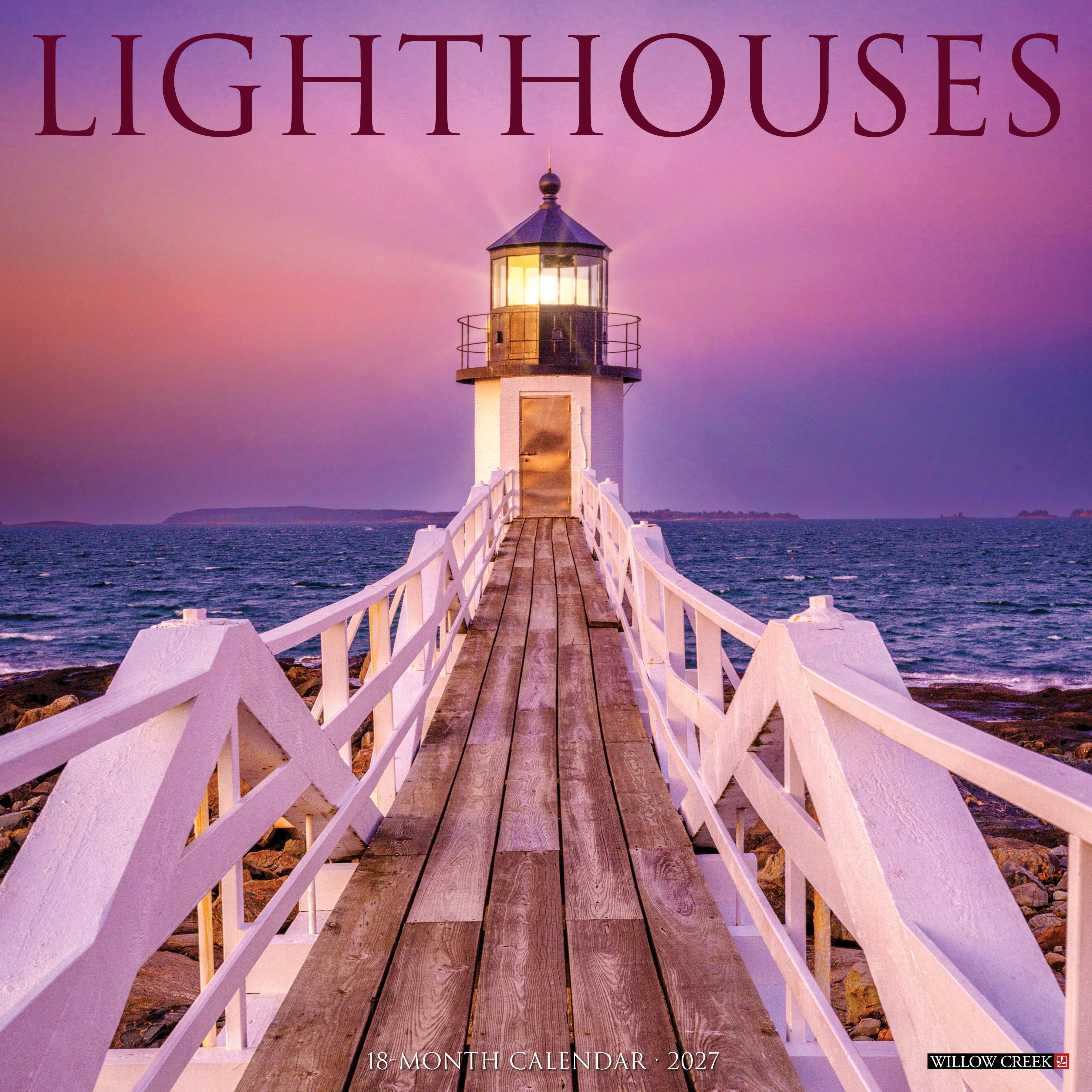 Willow Creek Press, Lighthouses 2027 Wall Calendar