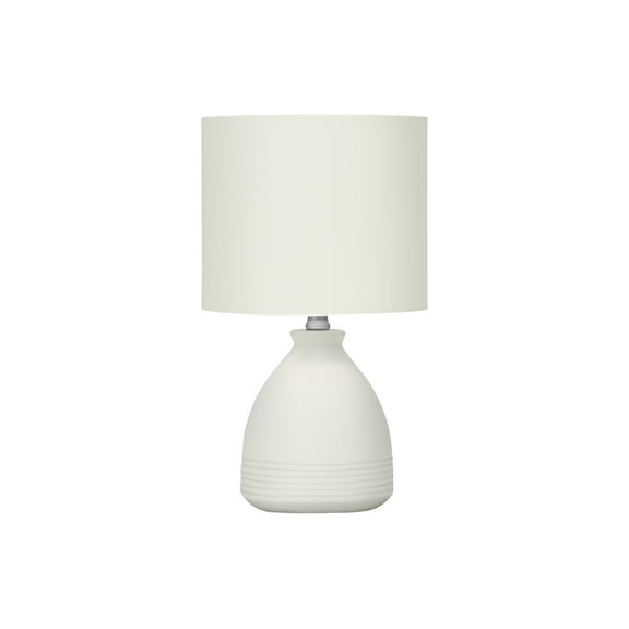 Lighting, 17"H, Table Lamp, Cream Ceramic, Ivory / Cream Shade, Modern