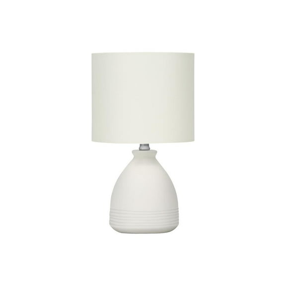Lighting, 17"H, Table Lamp, Cream Ceramic, Ivory / Cream Shade, Modern