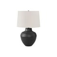thumbnail image 1 of Lighting, 26"H, Table Lamp, Black Metal, Ivory / Cream Shade, Transitional, 1 of 7
