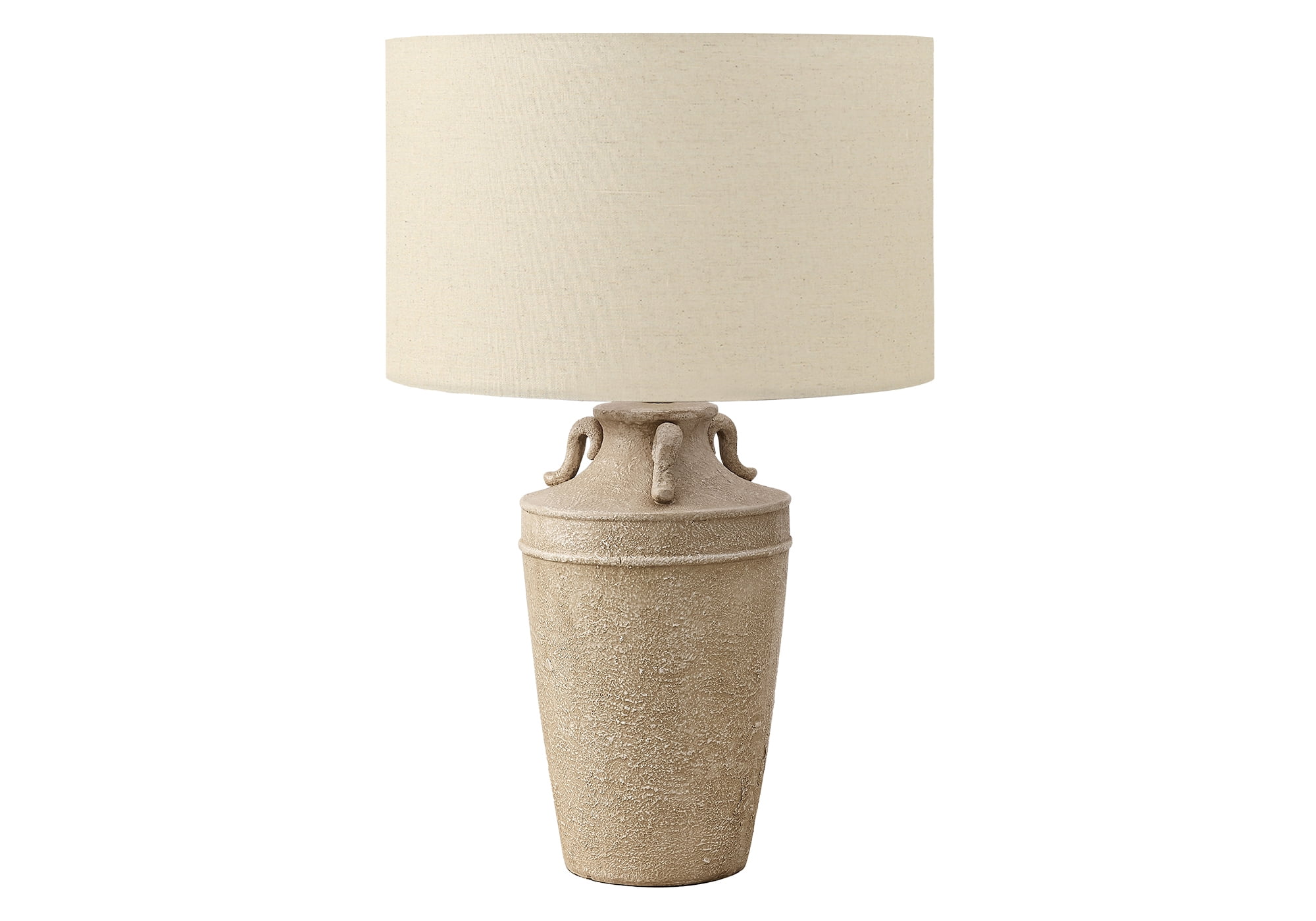 Lighting - 28"h - Table Lamp - Beige Ceramic - Beige Shade - Transitional