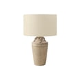 thumbnail image 1 of Lighting - 28"h - Table Lamp - Beige Ceramic - Beige Shade - Transitional, 1 of 3