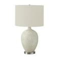 thumbnail image 1 of Lighting, 28"H, Table Lamp, Cream Ceramic, Ivory / Cream Shade, Contemporary, 1 of 8