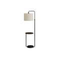 thumbnail image 1 of Lighting, 67"H, Floor Lamp, Usb Port Included, Black Metal, Ivory / Cream Shade, Contemporary, 1 of 2