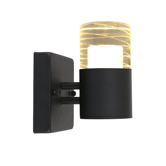 Lighting AALOK 1 Light LED In or Out Door Wall Sconce 3000K Warm White 7" Tall