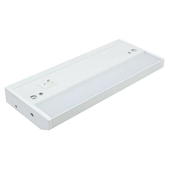 Lighting ALC2-8-WH LED Complete 2 Under Cabinet Fixture, 120-Volt Dimmable Warm White, 8-inch, White