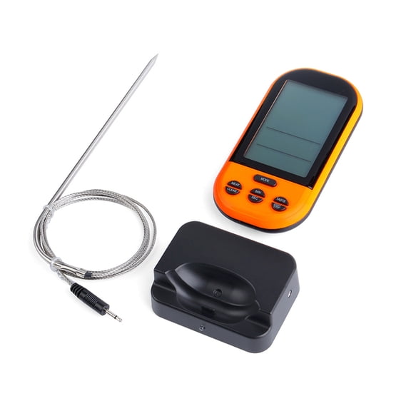 Lighting Accessories Remote Wireless Remote Digital Food Thermometer Timer Alarm Meat Barbecue Thermometer Probe Steak BBQ Temperature Gauge Kitchen Cooking Tools