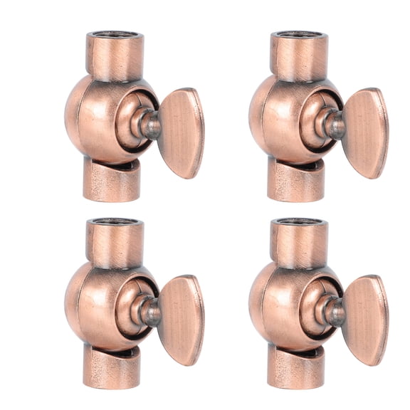 Lighting Accessories Two-way Turn Lamp Joint Metal Industrial Base Holder Socket Vintage Wall 4 PCS