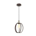 thumbnail image 1 of Lighting CERDIC Industrial 1 Light Oil Rubbed Bronze Ceiling Pendant 8" Wide, 1 of 2