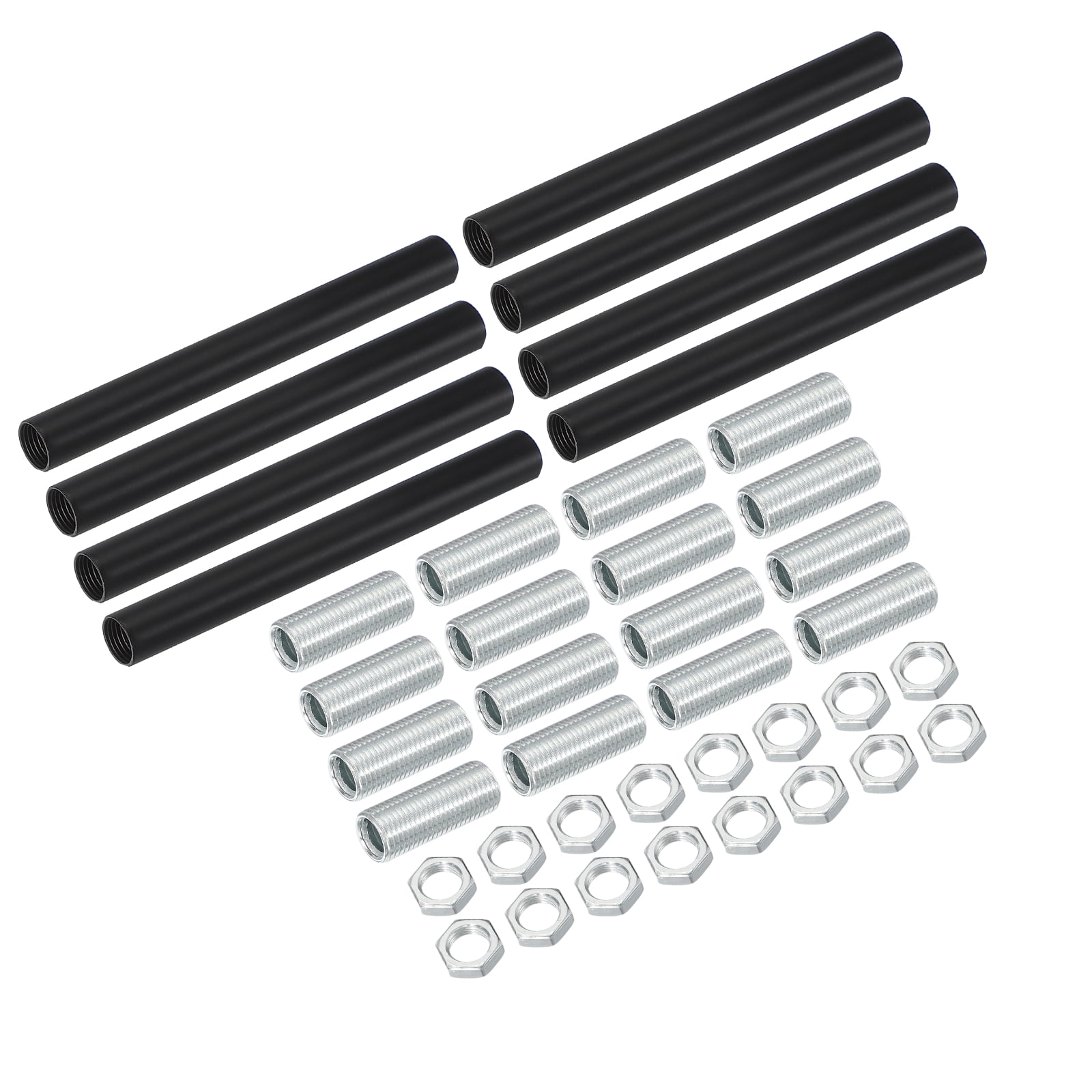 Threaded Fixture Pads Uxcell Lighting Fixture Downrods, Threaded Extension Rod Lamp Rod Light ...