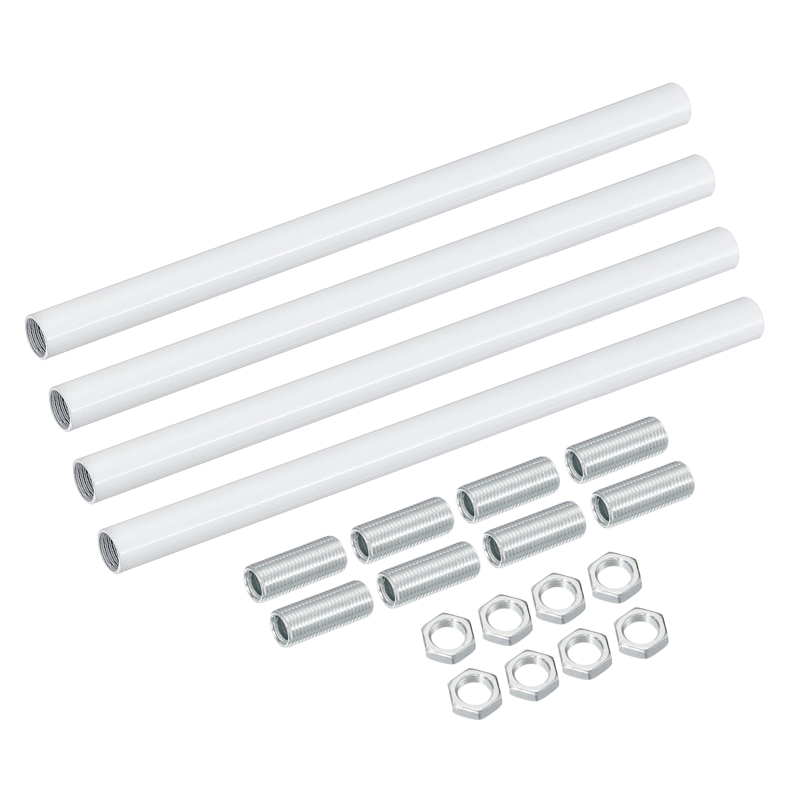 Uxcell Lighting Fixture Downrods, Threaded Extension Rod Lamp Rod Light ...