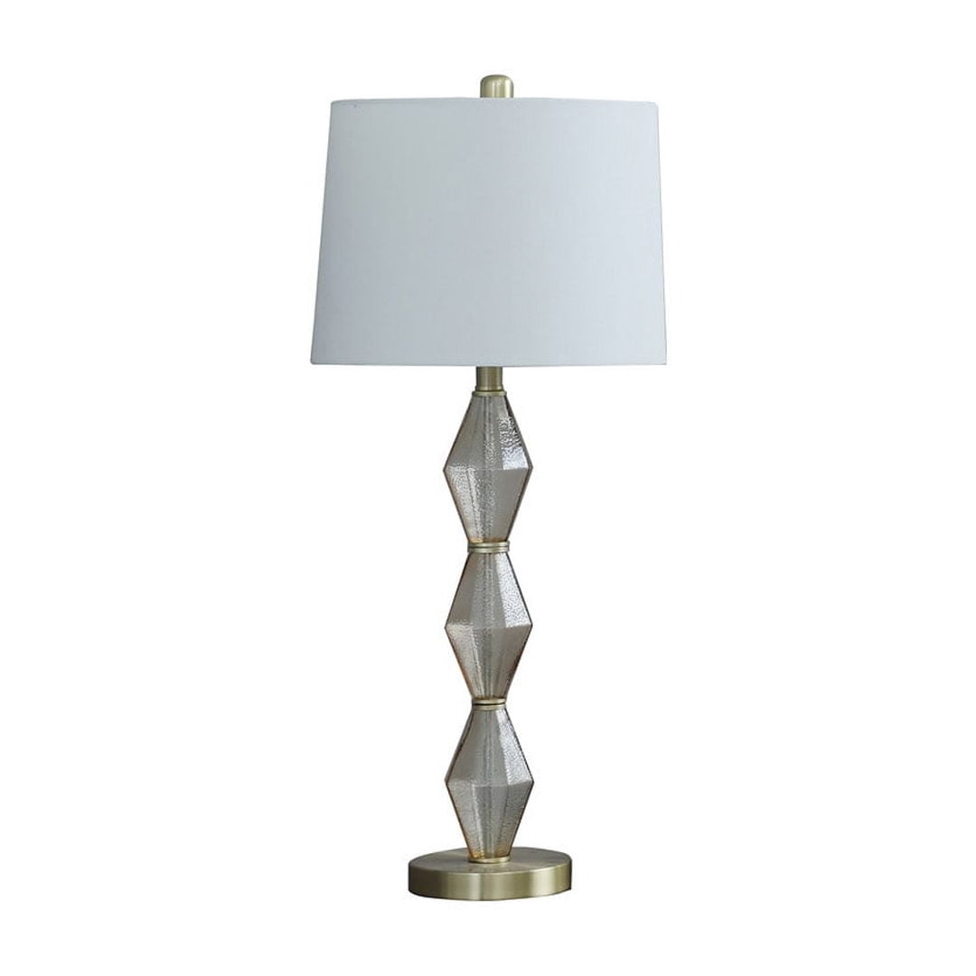 Lighting Fixtures 29.5" In Emil Moderne Geometric Light Amber Textured ...