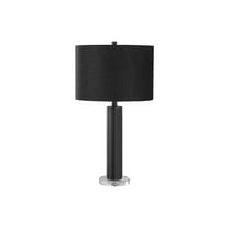 Lighting Fixtures Lighting, 28"h, Table Lamp, Black Metal, Black Shade, Contemporary,Table Lamps
