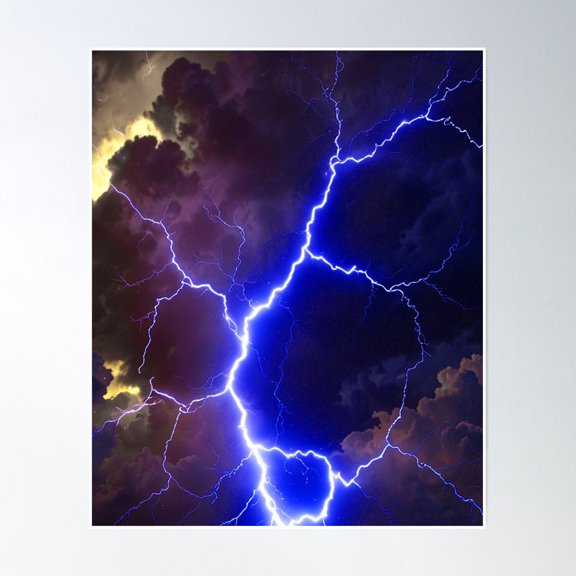 Lighting In The Dark Poster Wall Art, Modern Wall Decor, 8x12 UNFRAMED