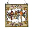 thumbnail image 1 of Lighting KUNO Tiffany-style Animal Design Window Panel 24" x 25", 1 of 4