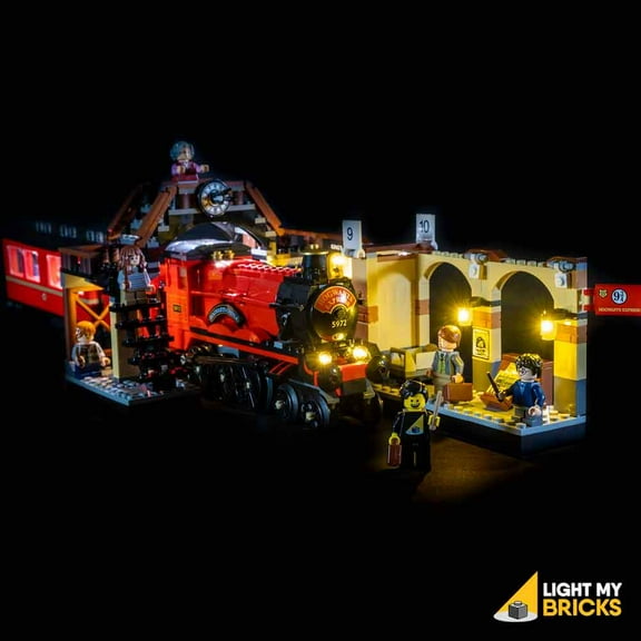 Lighting Kit for Hogwarts Express 75955 (Building Set Not Included) by Light My Bricks