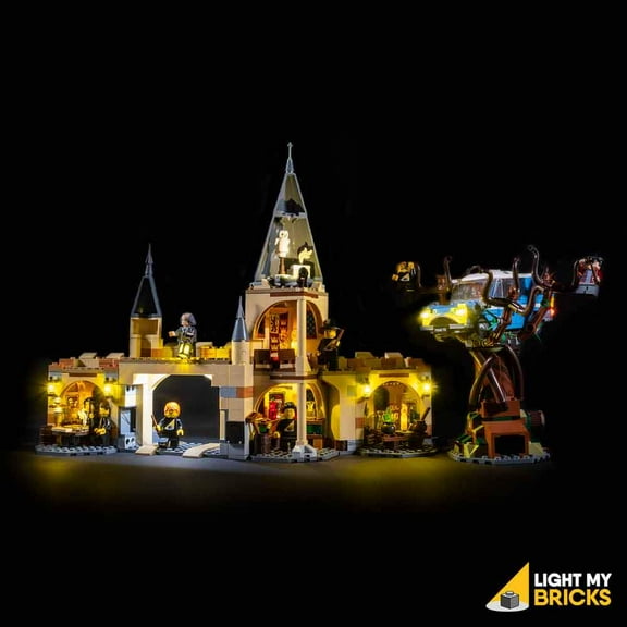 Lighting Kit for Hogwarts Whomping Willow 75953 (Building Set Not Included) by Light My Bricks