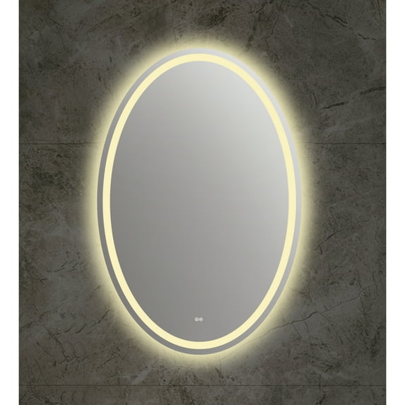 Lighting SPECULO Back Lit LED Mirror 4000K Wam White 28" Wide