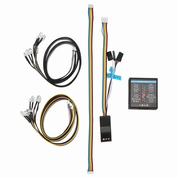 Lighting System Kit Simulation Control Light Brake Light RC Car Light Kit for 1/10 1/8 Model RC Car Truck Upgrade Parts