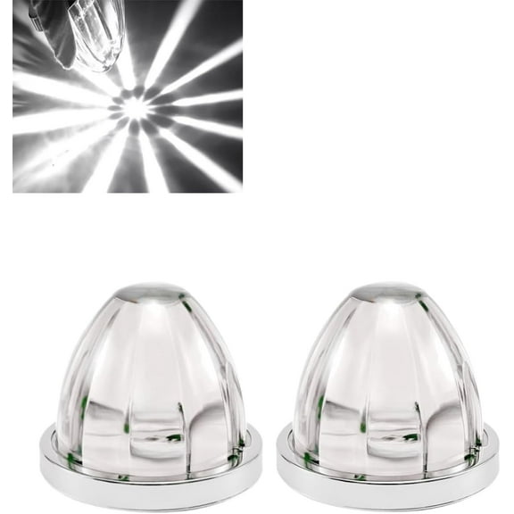 Lighting Watermelon Light, 2pcs Led Watermelon Lights For Semi Truck, Water Melon Trailer Side Marker Lights, for Trailers, Trucks, Campers, Boats