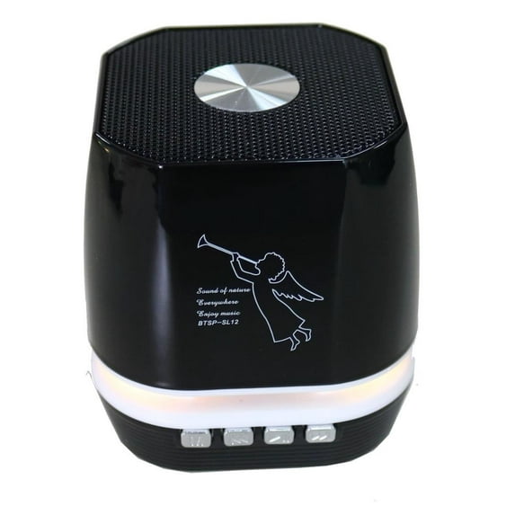 Lighting Wireless Speaker w/ FM Radio for Motorola Moto G5S Plus,G5S, E4 Plus, E4, Moto C, C Plus, G5, G (5th Gen.), G5 Plus, E3 Power (Black)