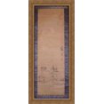 thumbnail image 1 of Lighting a charcoal brazier (possibly in preparation for a tea ceremony?) 18x40 Large Gold Ornate Wood Framed Canvas Art by Ike no Taiga, 1 of 2