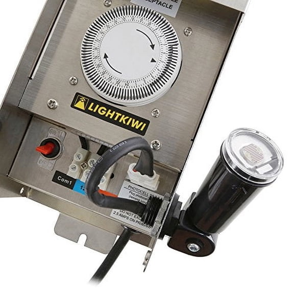 Lightkiwi L6709 Photocell for Low Voltage Landscape Lighting Transformer