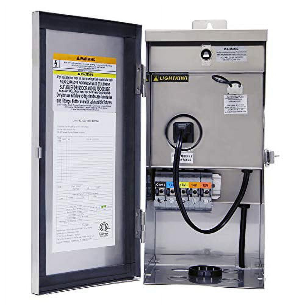 300 Watt Multi-Tap Low Voltage Transformer for Outdoor Lighting