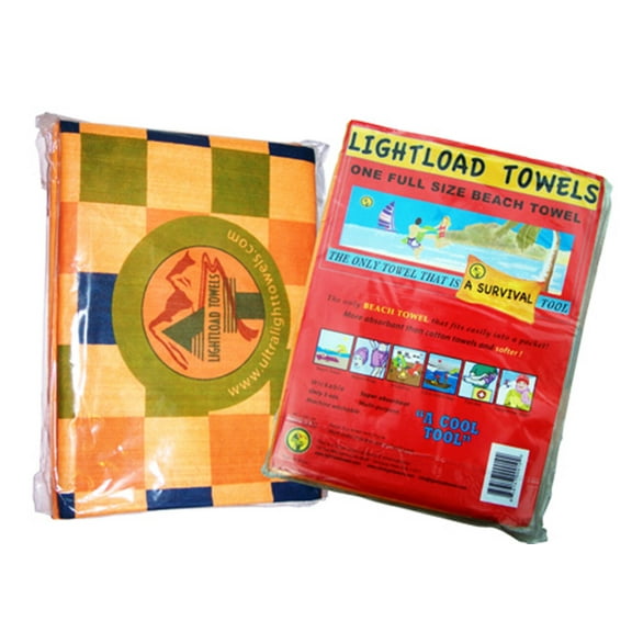 Lightload Towels Large Beach Towels Superabsorbent Quick Dry 5oz 36x60In.