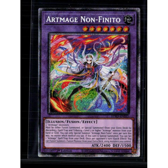 Lightly Played Konami Yu-Gi-Oh! The Infinite Forbidden Artmage Non-Finito 1st Ed 2024 Trading Card