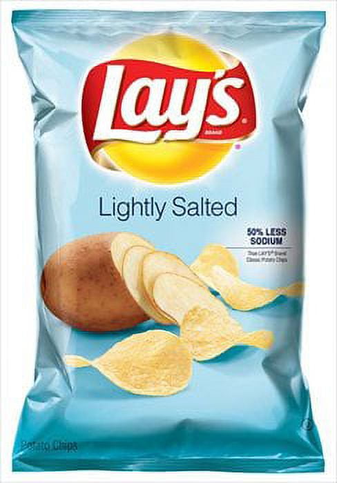 Lightly Salted Potato Chips 9.5 oz (Pack of 6)