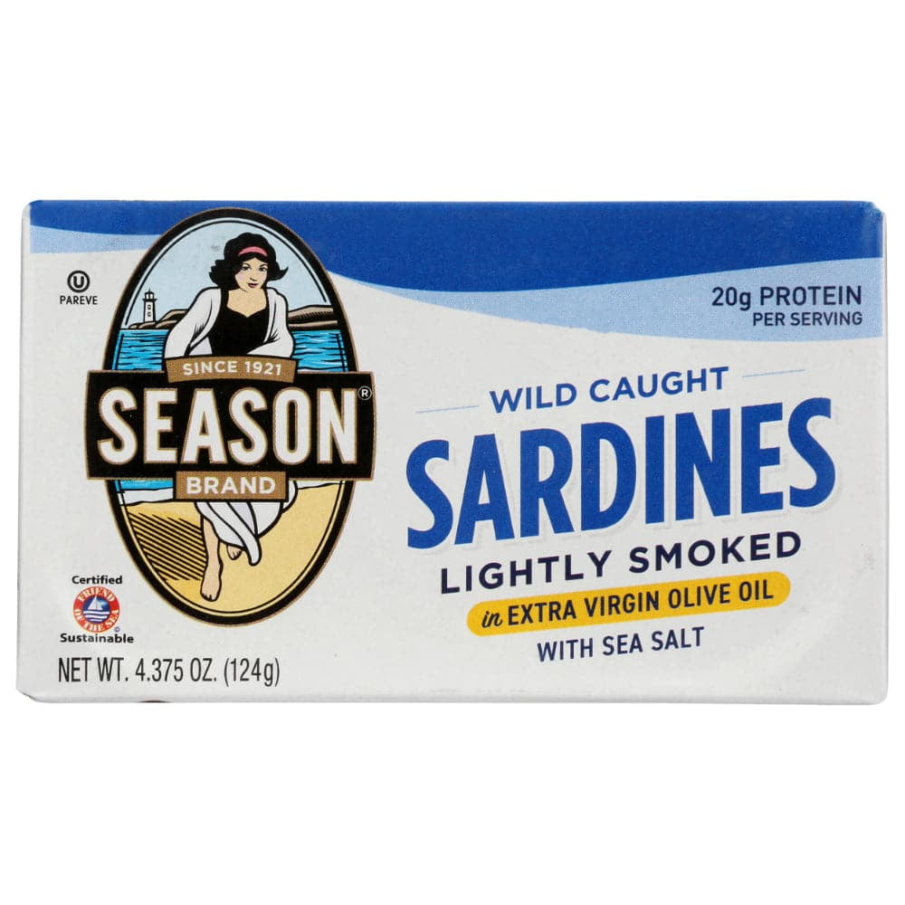Lightly Smoked Sardines in Organic Extra Virgin Olive Oil 6 Pack