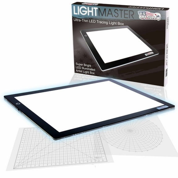 Lightmaster 17" x 24" (A2) Light Box 12V Ultra-Thin Profile 110V AC Power Adapter