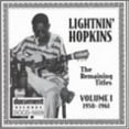 thumbnail image 1 of Lightnin' Hopkins - Remaining Titles Vol. 1 (1950-1961) - Music & Performance - CD, 1 of 1