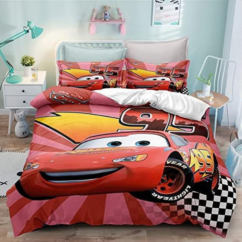 Lightning mcqueen single duvet set hotsell
