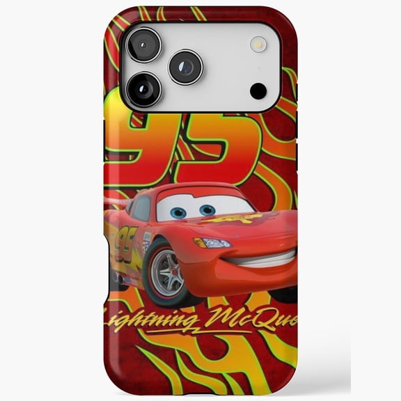 Lightning 95 Race Car Number H2124 Slim Protective Case for iPhone 17 16 15 14 13 12 11 Pro Max