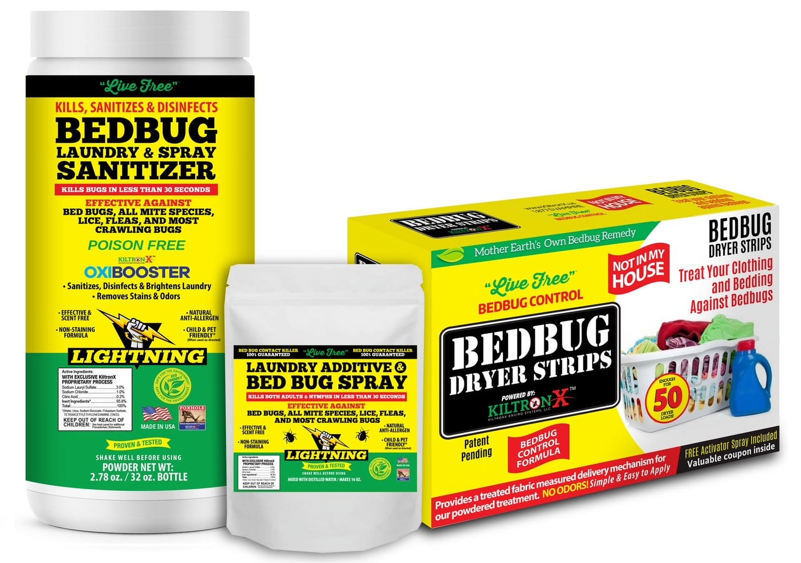 Lightning Bed bug Killing Poison Free NATURAL LAUNDRY WASHER & DRYER 3