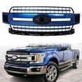 thumbnail image 1 of Lightning Blue Front Grille Grill Assembly XLT Style For 2018 2019 2020 Ford F-150 F150, 1 of 7