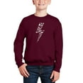 thumbnail image 1 of Lightning Bolt - Boy's Word Art Crewneck Sweatshirt, 1 of 3