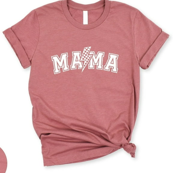 Lightning Bolt Mama Shirt, Retro Mama Tshirt, Lightning Bolt Mama Shirt, Trendy Mother Day Gift, Best Mom Gift, Cute Mama Gift Unisex S-5XL Hot Trending Shirt, Vintage Birthday Gift