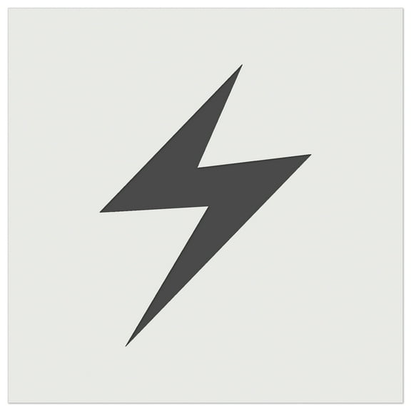 Lightning Bolt Thunderbolt DIY Cookie Wall Craft Stencil - 7.0 Inch